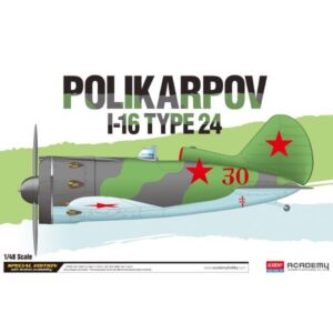 ACADEMY POLIKARPOV I-16 TYPE 24 1/48. 12314