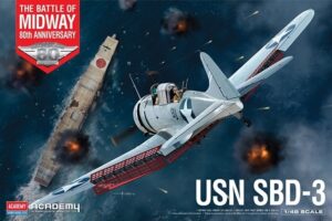 ACADEMY USN SBD-3 THE BATTLE OF MIDWAY 80th ANNIVERSARY 1/48. 12345