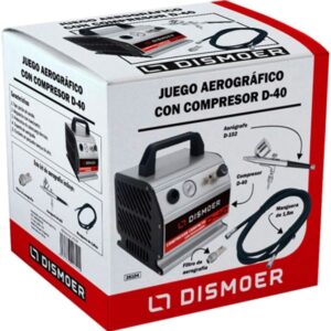 AEROGRAFO + COMPRESOR D-40. DISMOER 26104