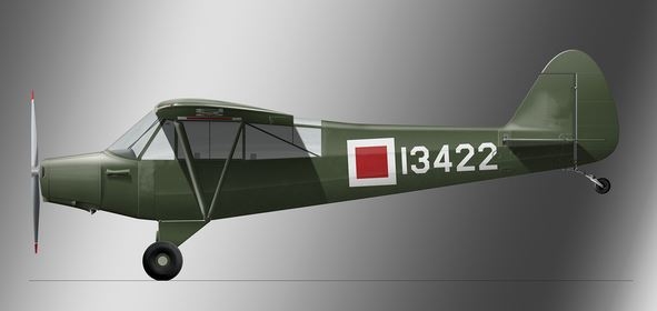 AVIÓN PIPER L-21B SUPER CUB 1/48. SIVA SI-502