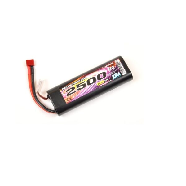 BATERIA LI-PO 7.4V 2500MAH 25C T-DEAN. T2M T1325002C