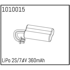 BATERIA LI-PO 7.4V 360MAH 2S. ABSIMA 1010015