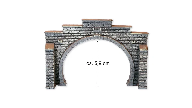 BOCA DE TÚNEL DOBLE VÍA 12,3 x 8,5 cm. NOCH 34852 - Imagen 2