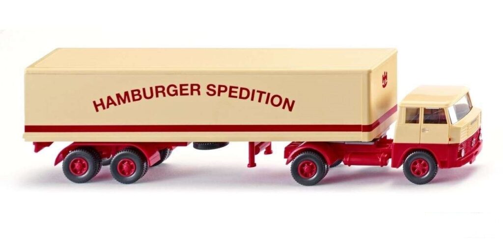 Lot 3 Camions Henschel Wiking HS14 – Échelle 1/87 – Bon état – Réf 41f + 41b