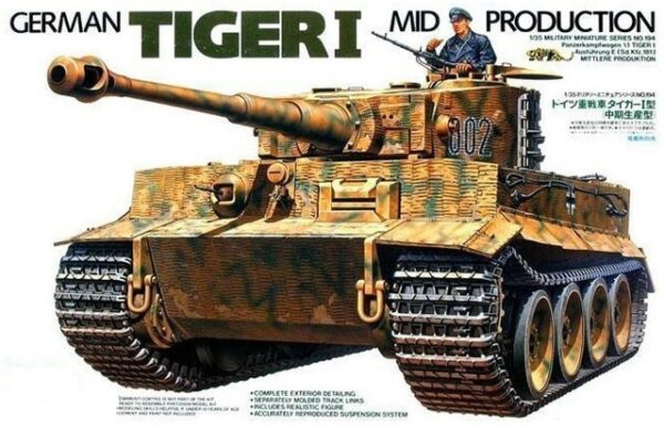 TAMIYA TIGER I MID PRODUCTION 1/35. 35194