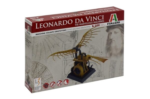 ITALERI LEONARDO DA VINCI MACCHINA VOLANTE ORNITOTTERO. 3108