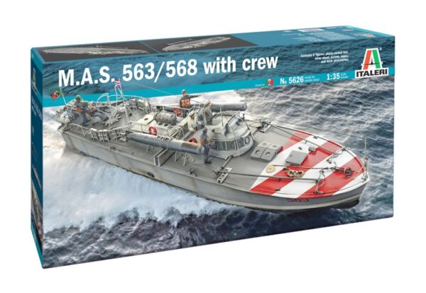 ITALERI M.A.S. 563/568 WITH CREW 1/35. 5626