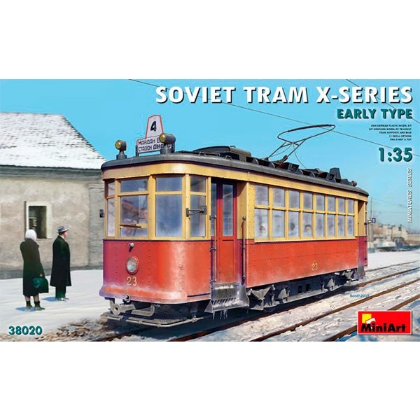 MINIART SOVIET TRAM X-SERIES 1/35. 38020