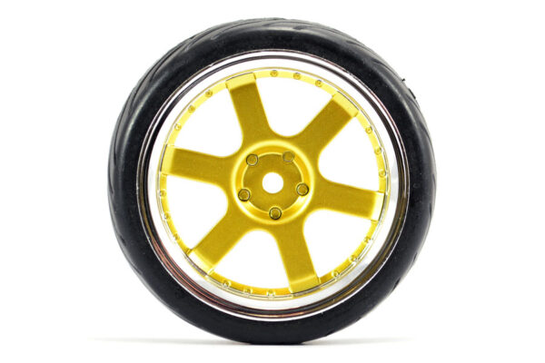 NEUMÁTICOS CON LLANTA DORADA Y CROMADA. FASTRAX FAST0087GC - Imagen 3