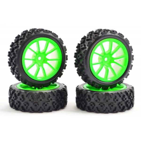 NEUMÁTICOS RALLY LLANTA VERDE FLUOR. FASTRAX FAST0073G