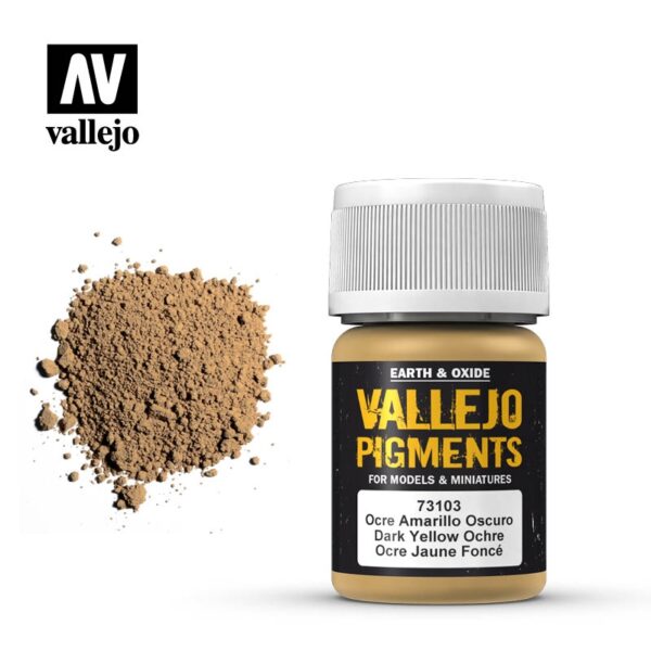 PIGMENTO OCRE AMARILLO OSCURO 35ml. VALLEJO 73103