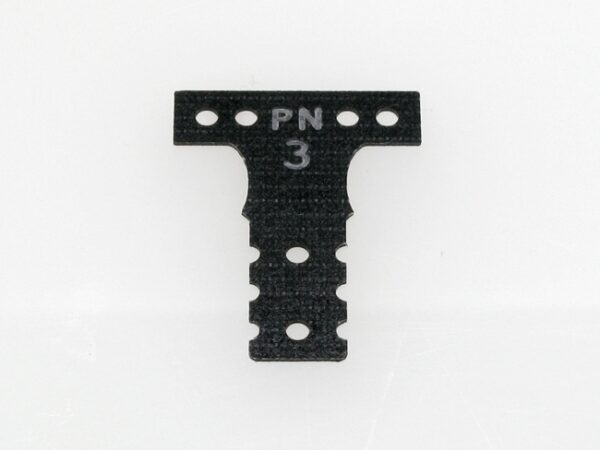 PLACA DE FIBRA DUREZA 3 MINIZ MR03. PN RACING MR3043K