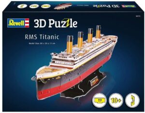 PUZZLE 3D 113 PIEZAS RMS TITANIC. REVELL 00170