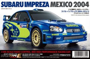 RALLY SUBARU IMPREZA MEXICO 2004 TT-01 TYPE-E CHASIS 4WD 1/10. TAMIYA
