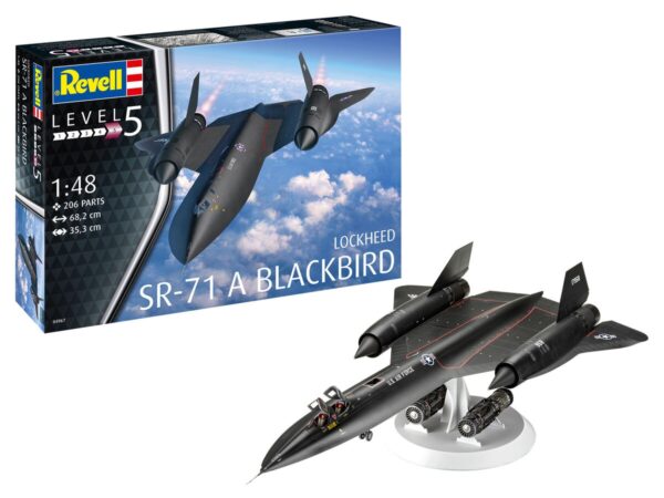 REVELL LOCKHEED SR-71 A BLACKBIRD 1/48. 04967