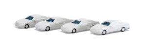 SET 4 COCHES LUXURY CON FUNDA DE TRANSPORTE (4). HEICO MODEL HC2100