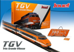 SET 4 UNIDADES SNCF, TGV (RECORD MUNDIAL DE VELOCIDAD 380KM/H). JOUEF