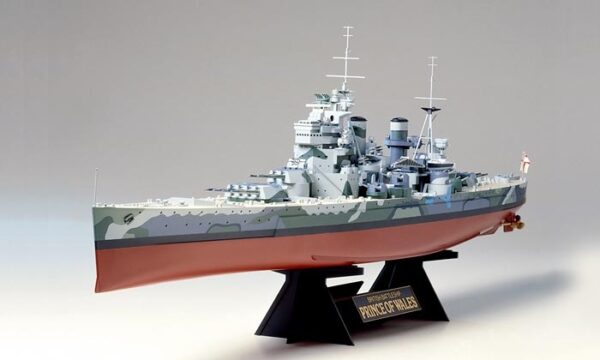 TAMIYA HMS PRINCE OF WALES BRITISH BATTLESHIP 1/350. 78011