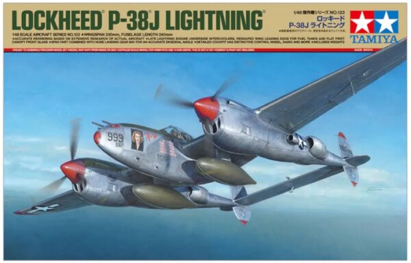 TAMIYA LOCKHEED P-38J LIGHTNING 1/48. 61123