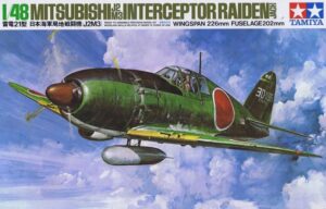 TAMIYA MITSUBISHI J2 ME INTERCEPTOR RAIDEN (JACK) 1/48. 61018