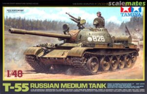 TAMIYA T-55 RUSSIAN MEDIUM TANK 1/48. 32598