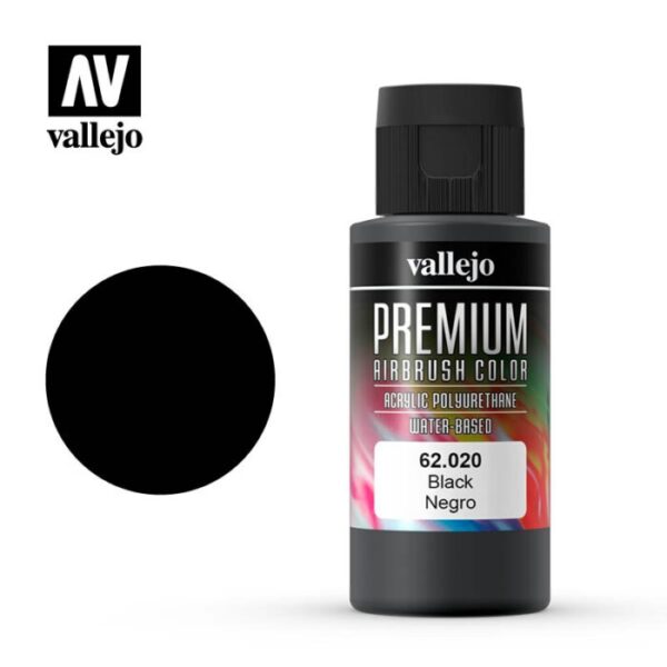 NEGRO 60ml. VALLEJO 62020