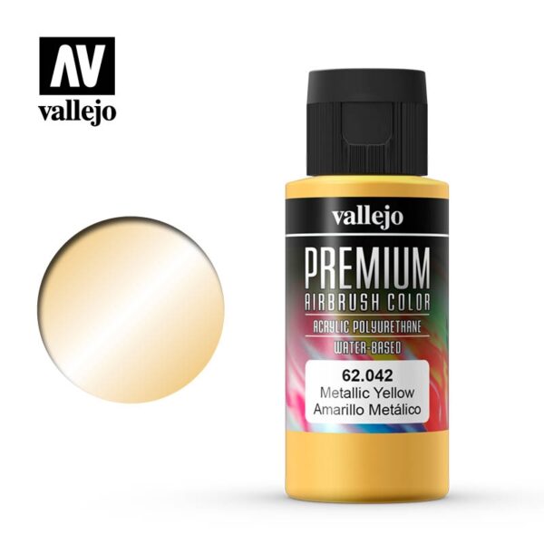 AMARILLO METÁLICO 60ml. VALLEJO 62042