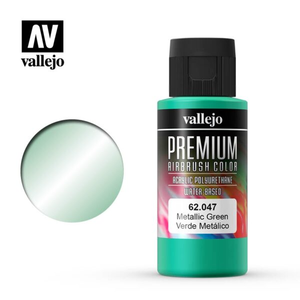 VERDE METÁLICO 60ml. VALLEJO 62047