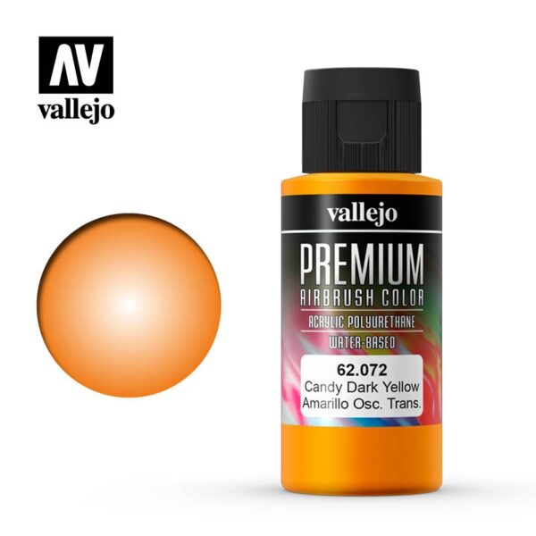 AMARILLO OSCURO TRANSPARENTE 60ml. VALLEJO 62072