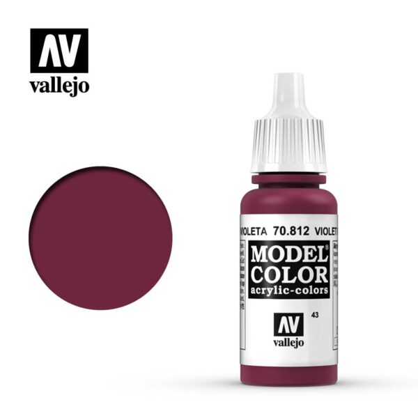 Nº043 ROJO VIOLETA 17ml. VALLEJO 70812