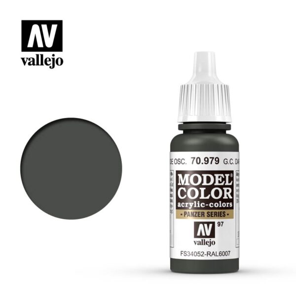 Nº097 ALEMÁN CAMUFLAJE VERDE OSCURO 17ml. VALLEJO 70979