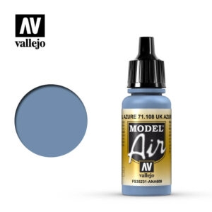 UK AZUL AZURE 17ml. VALLEJO 71108