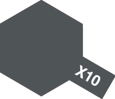 X-10 GRIS PLOMO 10ml. TAMIYA 81510