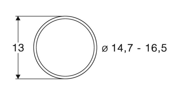 AROS DE ADHERENCIA PARA LOCOMOTORAS 14,7–16,5mm. (10). ROCO 40071