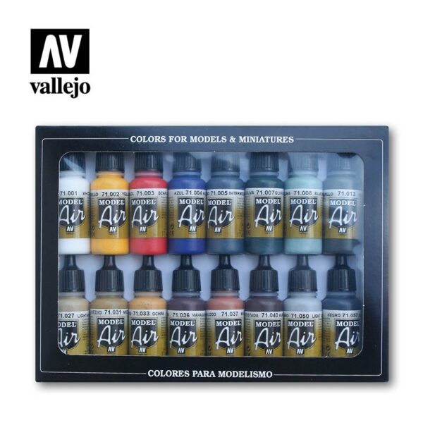 SET PINTURAS BASICO MODEL AIR. VALLEJO 71178