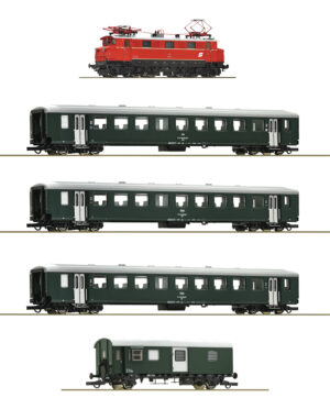 SET 5 PIEZAS TREN PASAJEROS ÖBB. ROCO 61493