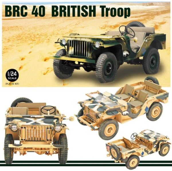 EBBRO BRC 40 BRITISH TROOP 1/24. 25018