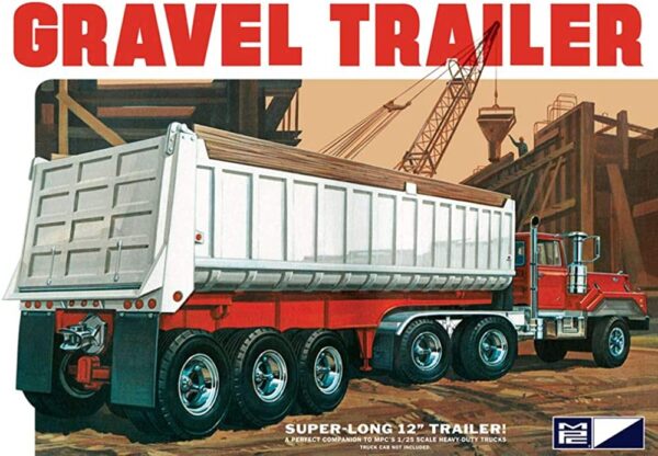 MPC GRAVEL TRAILER SUPER-LONG 1/25. MPC823/06