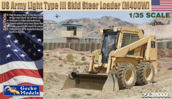 GECKO MODELS US ARMY LIGHT TYPE III SKID STEER LOADER 1/35. 35GM0008