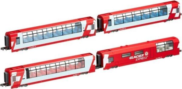 SET 4 VAGONES GLACIER EXPRESS. KATO 10-1146