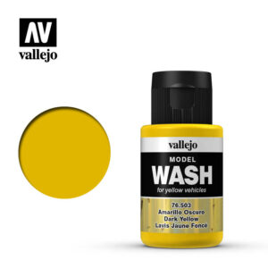 VALLEJO MODEL WASH AMARILLO OSCURO (35ml). VALLEJO 76503