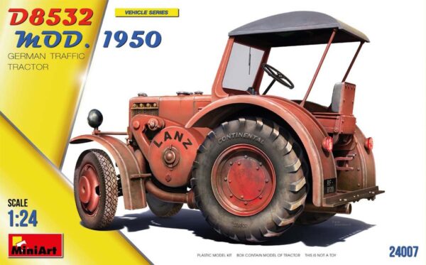 MINIART D8532 MOD. 1950 GERMAN TRAFFIC TRACTOR 1/24. 24007