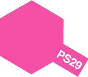 PS-29 ROSA FLUORESCENTE SPRAY 100ml. TAMIYA