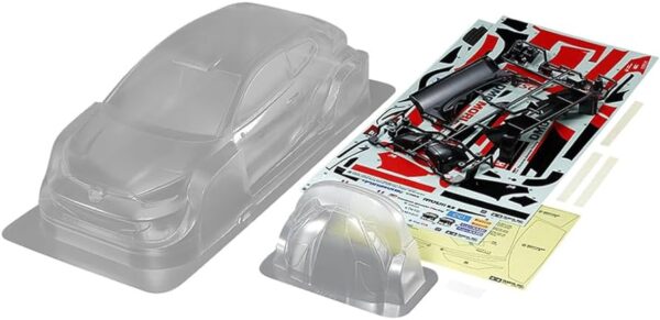 CARROCERÍA TOYOTA GAZOO RACING WRT GR YARIS HYBRID 1/10 190mm. TAMIYA 51707 - Imagen 2