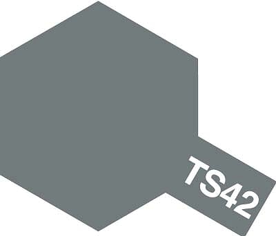 TS-42 GRIS CLARO METALIZADO SPRAY 100ml. TAMIYA