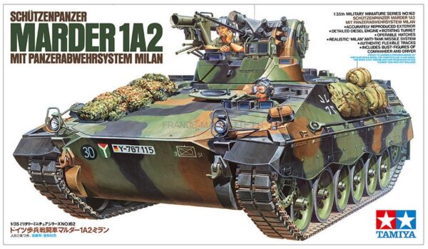 TAMIYA SCHÜTZENPANZER MARDER 1A2 MIT PANZERABWEHRSYSTEM MILAN 1/35. 35162