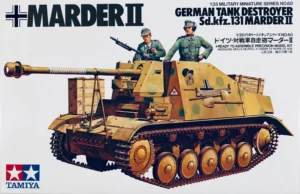 TAMIYA GERMAN TANK DESTROYER Sd.kfz. 131 MARDER II 1/35. 35060