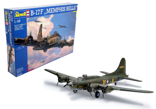 REVELL B-17F MEMPHIS BELLE 1/48. REVELL 04297