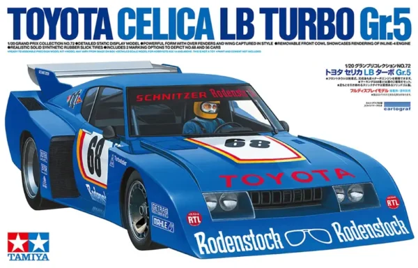 TAMIYA TOYOTA CELICA LB TURBO Gr.5 1/20. 20072