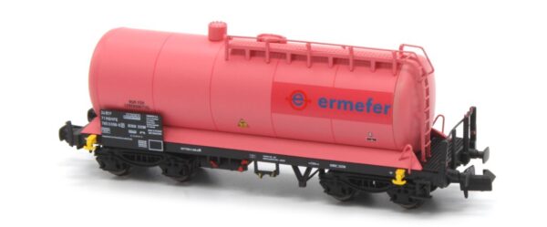 VAGON CISTERNA ERMEFER ZAS, ROJO. MFTRAIN N35020